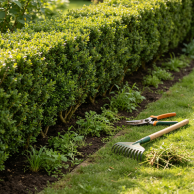 Shrub and Hedge Perimeter Weed Removal and Maintenance Package